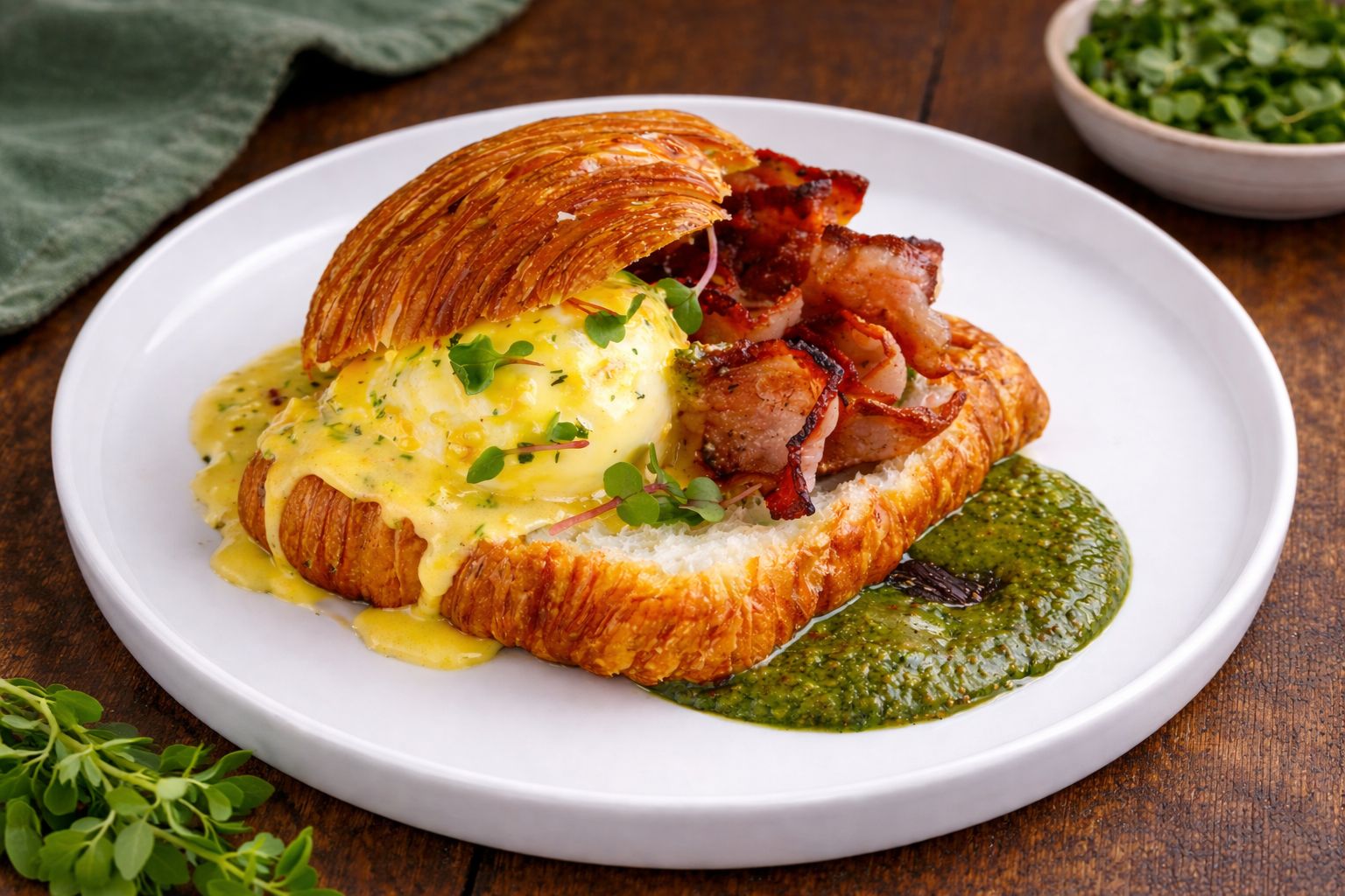 Круассан Фуррэ бекон