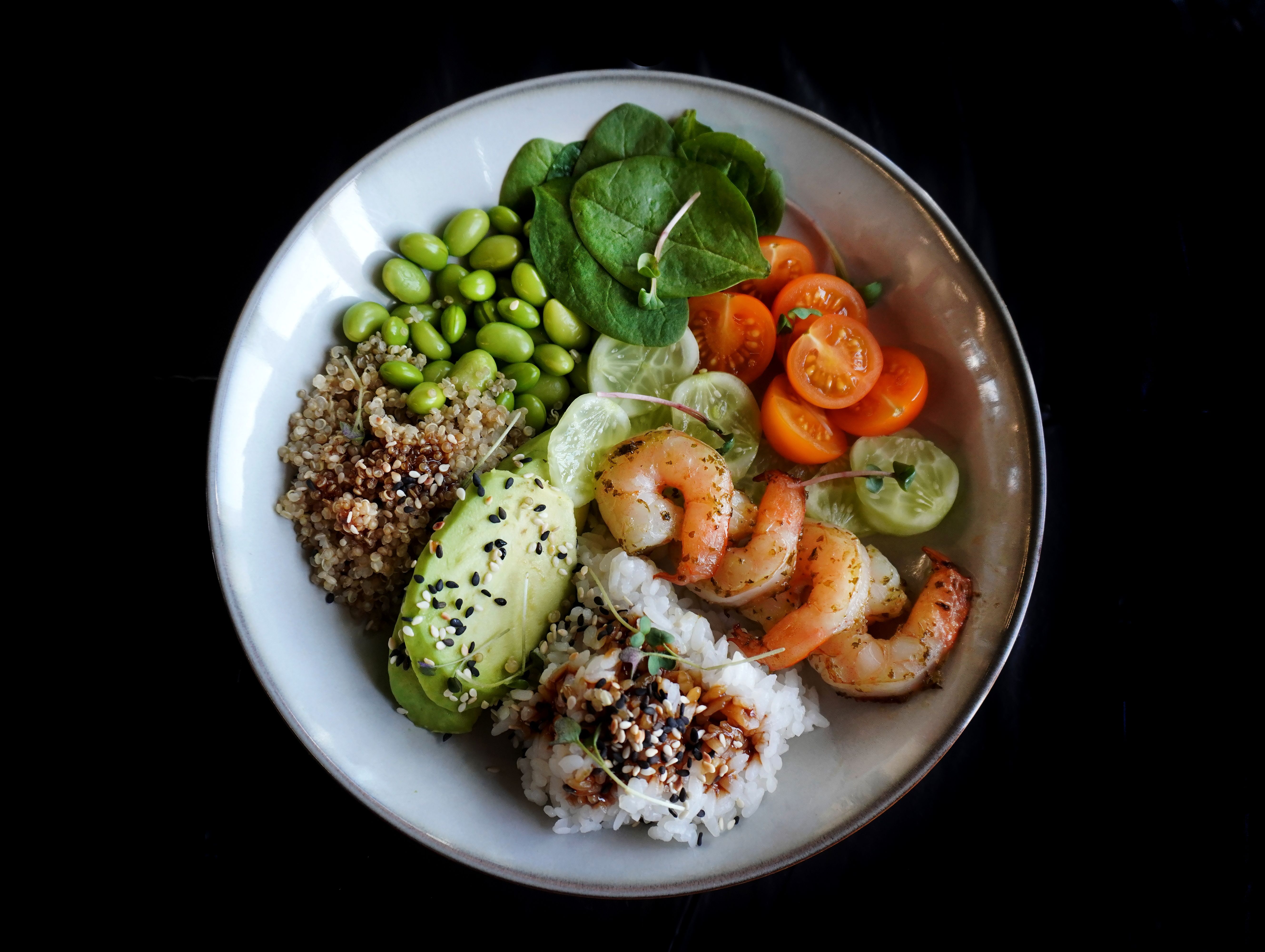 Поке Боул с креветками