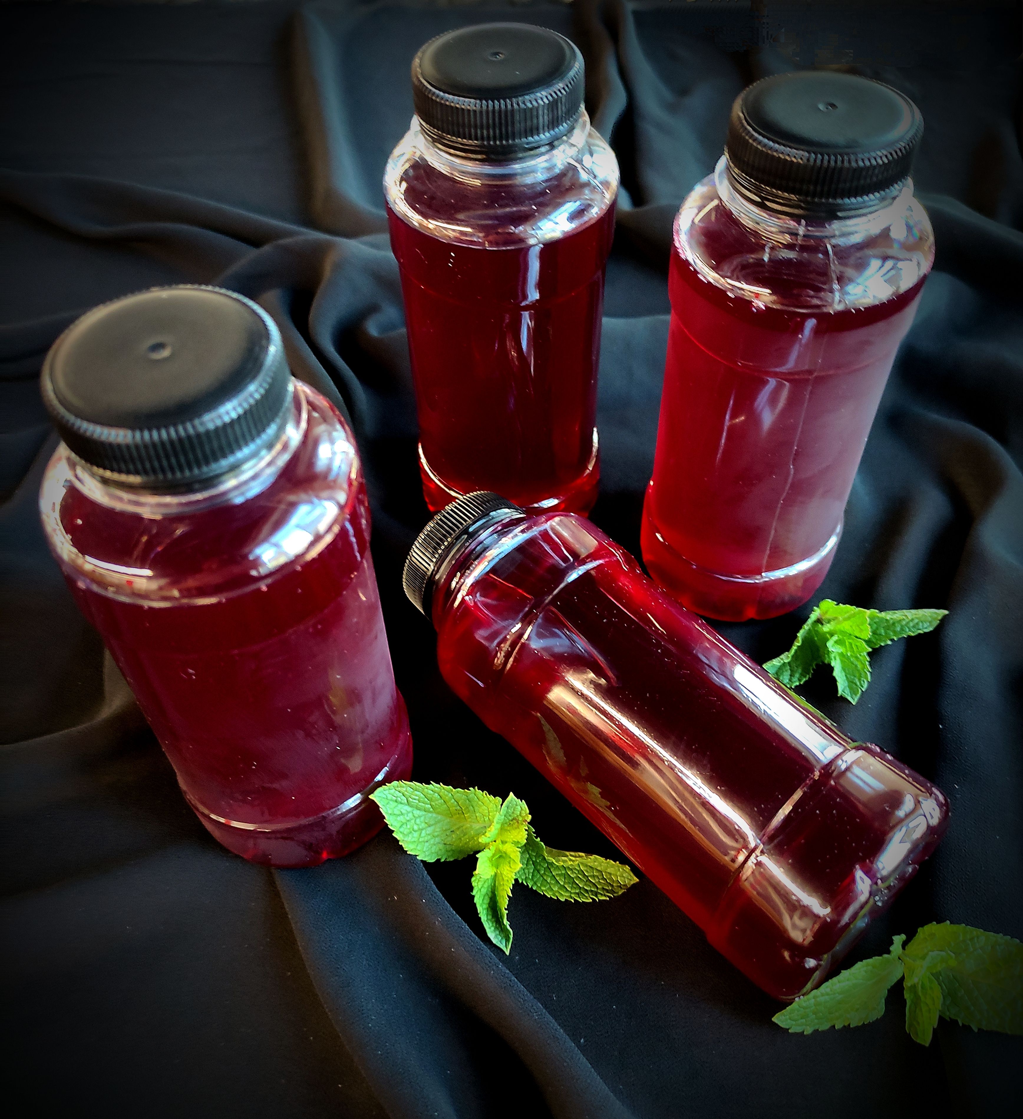 Вишнёвый компот с мятой