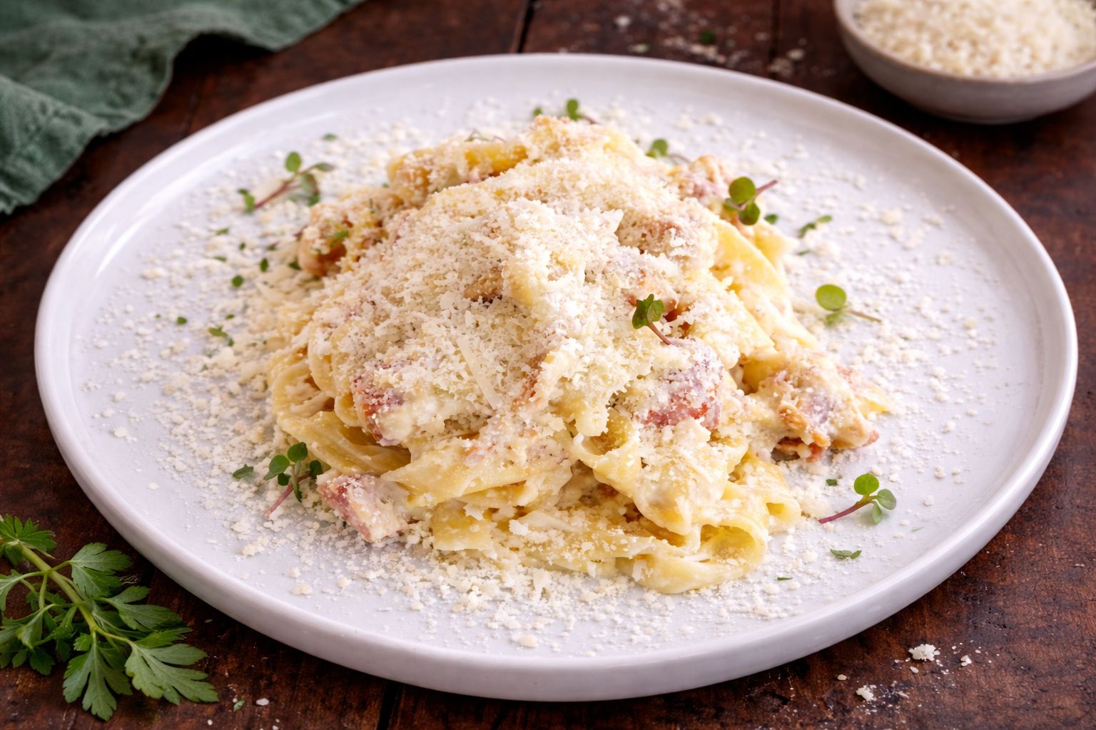 Фетучини Карбонара