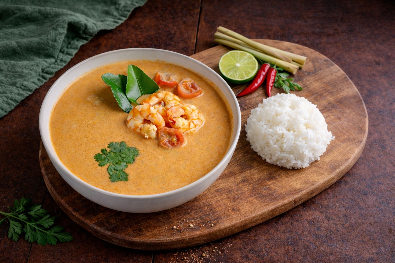 Том Ям с морепродуктами